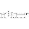Переходник GEBERIT 118.026.21.1 для колена смыва